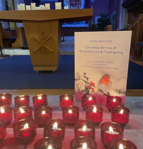 Annual Christmas Service of Remembrance at St. Hilda’s Church, Ashford